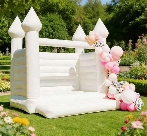 White Wedding Inflatable Bounce House price