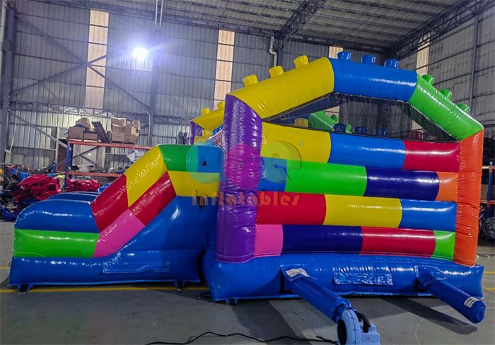 Crossover Building Block Inflatable Bouncy Castle